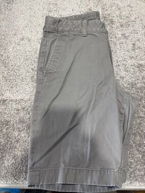 EUC CREWCUTS Boys chino grey size 16 shorts with an elastic belt on the inside.